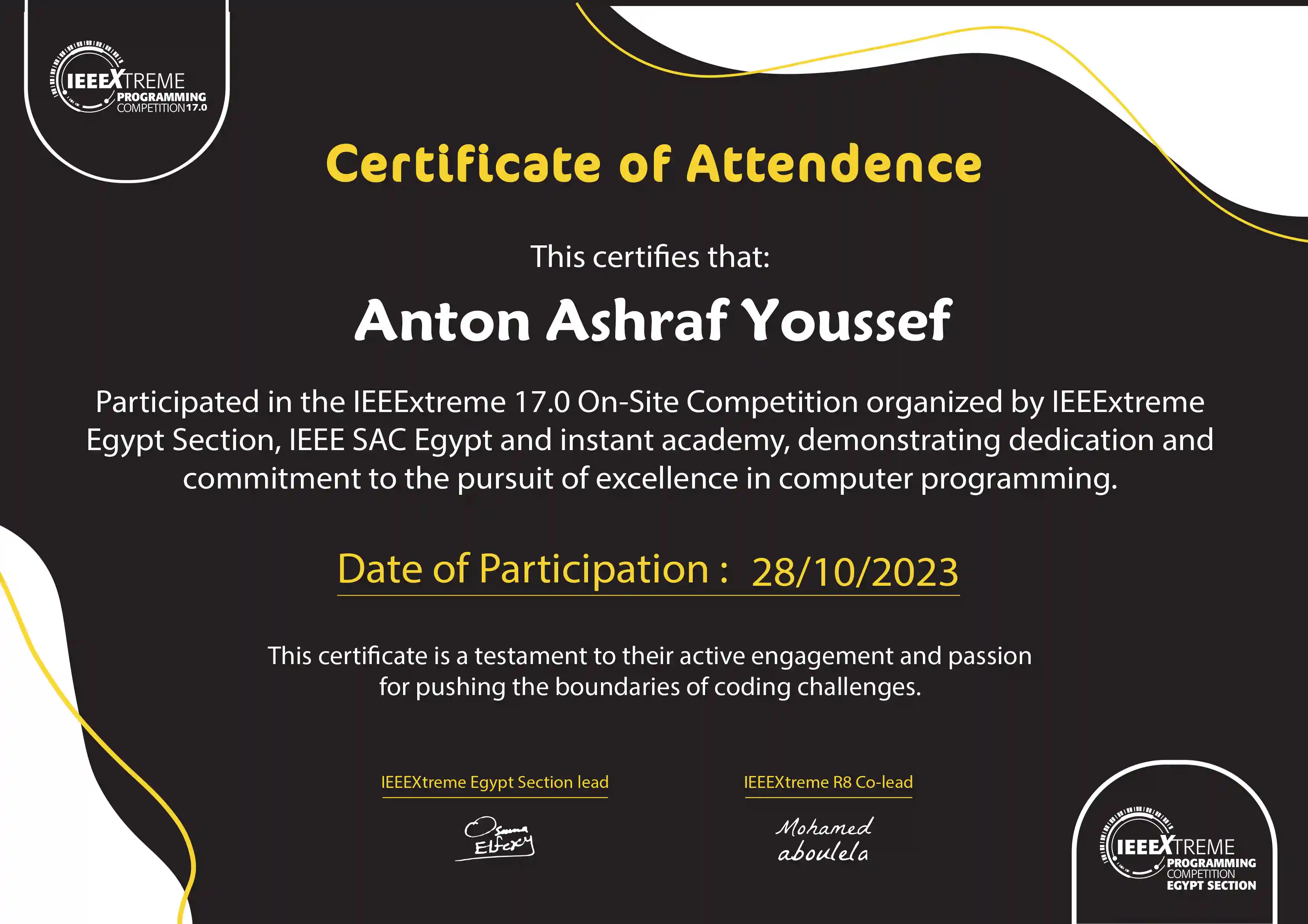 IEEEXTREME onsite 2023